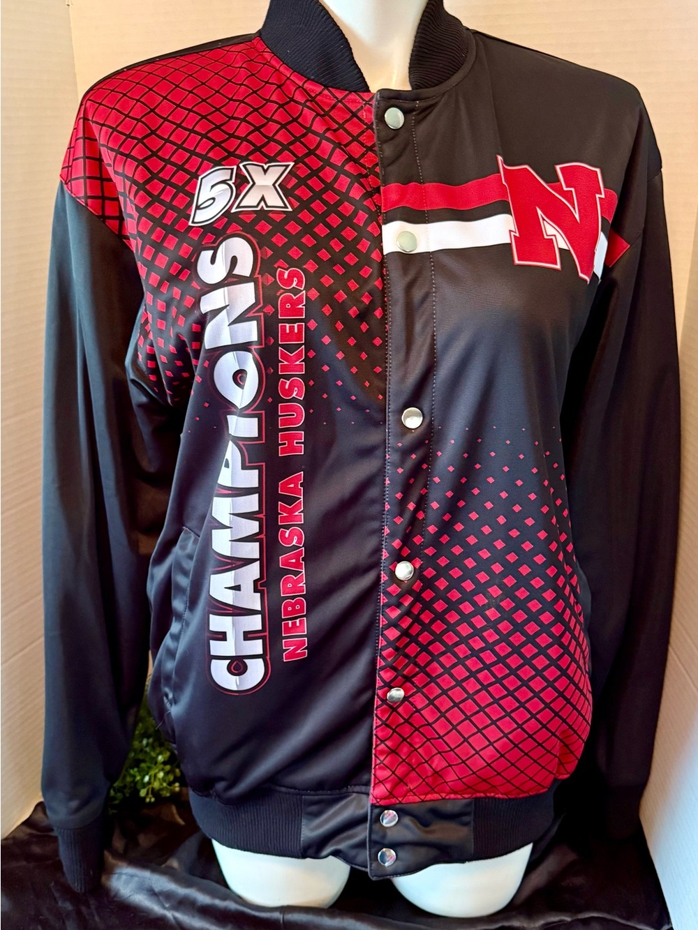 Nebraska 
5-Time National Champions commemorative jacket